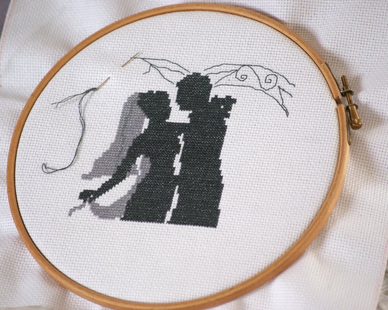 stitched